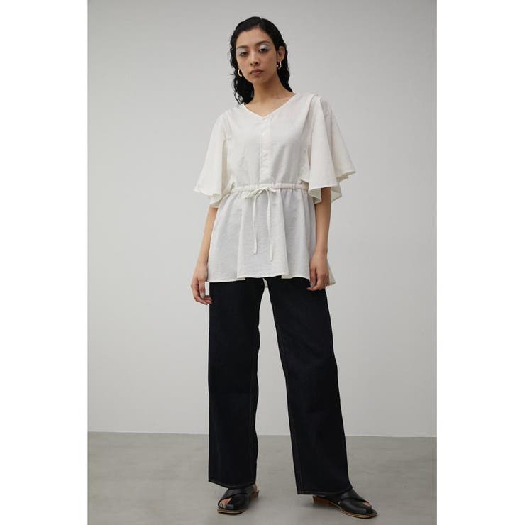 FLARE SLEEVE PEPLUM BLOUSE | AZUL BY MOUSSY | 詳細画像4 