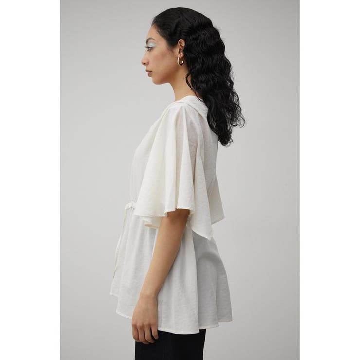 FLARE SLEEVE PEPLUM BLOUSE | AZUL BY MOUSSY | 詳細画像6 
