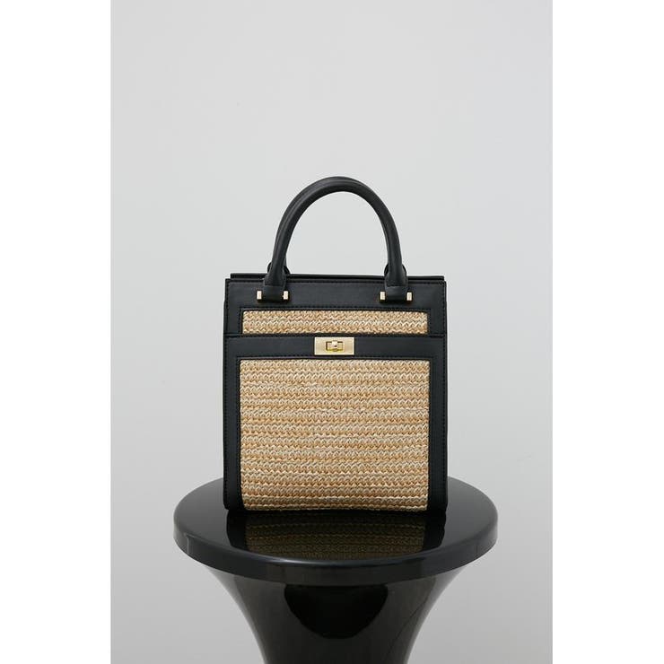 BEG | PIPING MESH SQUARE BAG | AZUL BY MOUSSY