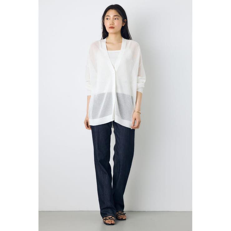 AZUL DENIM センタープレスストレートデニム ロング丈 | AZUL BY MOUSSY | 詳細画像20 