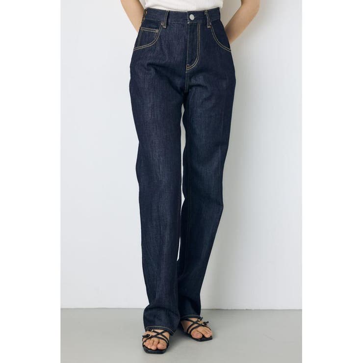 AZUL DENIM センタープレスストレートデニム ロング丈 | AZUL BY MOUSSY | 詳細画像11 