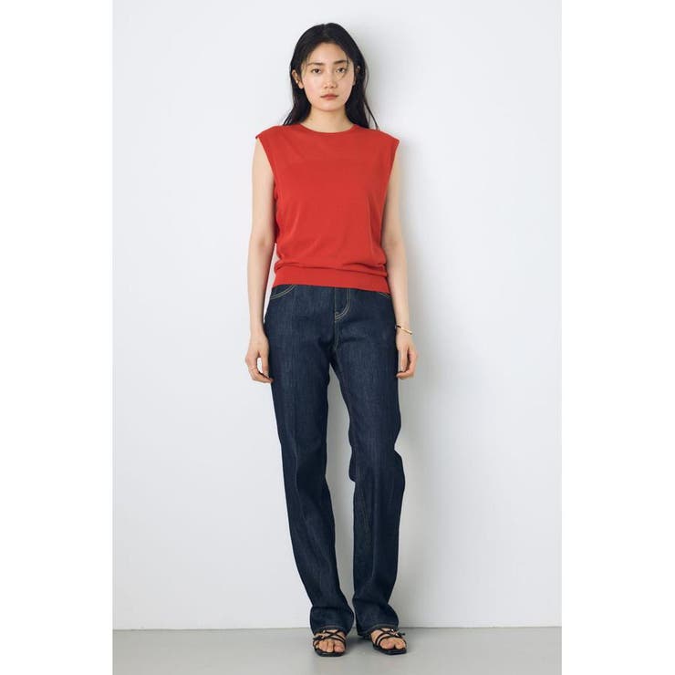 AZUL DENIM センタープレスストレートデニム ロング丈 | AZUL BY MOUSSY | 詳細画像19 