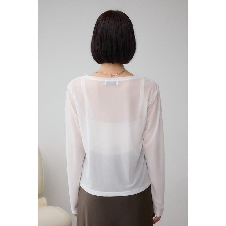 メッシュボーダーインナーセットニット | AZUL BY MOUSSY | 詳細画像25 