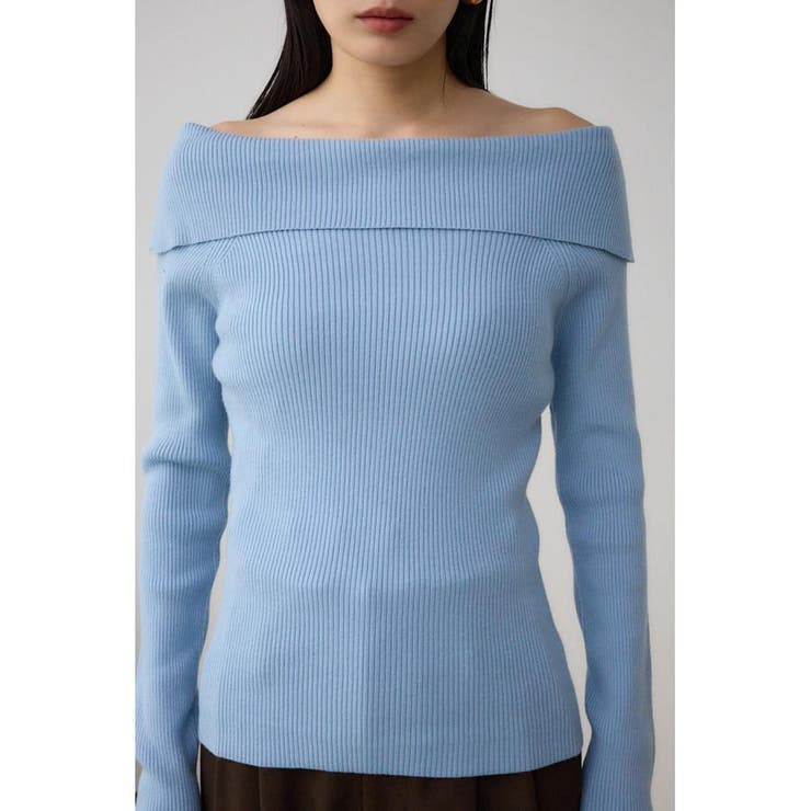 オフショルダーニット | AZUL BY MOUSSY | 詳細画像30 