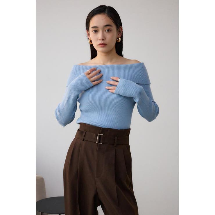 オフショルダーニット | AZUL BY MOUSSY | 詳細画像25 