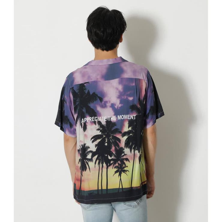 PALM TREE ALOHA SHIRT | AZUL BY MOUSSY | 詳細画像17 