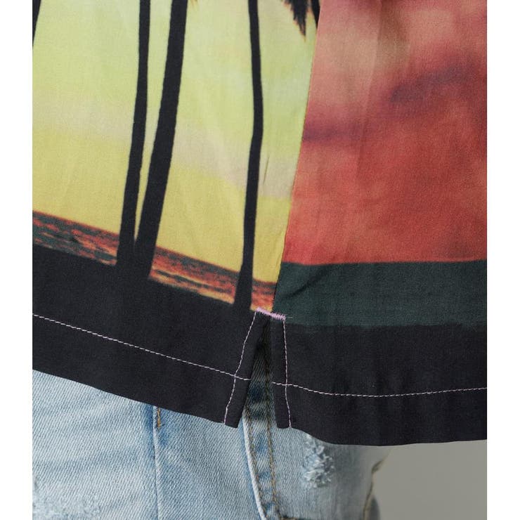 PALM TREE ALOHA SHIRT | AZUL BY MOUSSY | 詳細画像20 