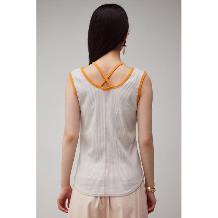 STRING ARRANGEMENT TANK TOP | AZUL BY MOUSSY | 詳細画像17 