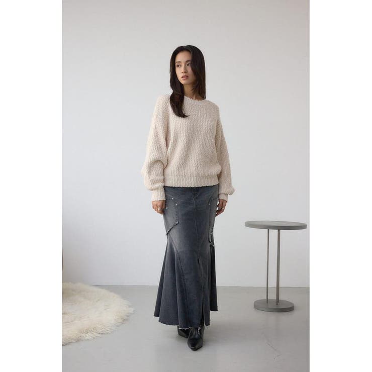 ブークレードルマンニットトップス | AZUL BY MOUSSY | 詳細画像4 