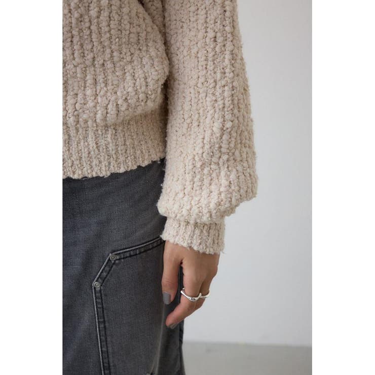 ブークレードルマンニットトップス | AZUL BY MOUSSY | 詳細画像10 