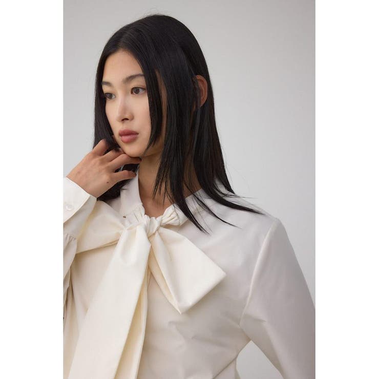 ボウタイリボンブラウス | AZUL BY MOUSSY | 詳細画像2 