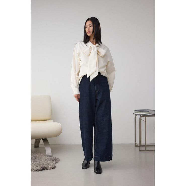 ボウタイリボンブラウス | AZUL BY MOUSSY | 詳細画像4 