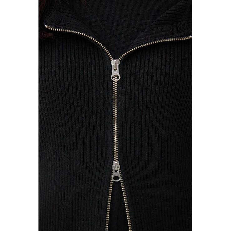 ジップアンサンブルニットワンピース | AZUL BY MOUSSY | 詳細画像13 