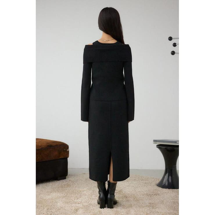 ジップアンサンブルニットワンピース | AZUL BY MOUSSY | 詳細画像18 