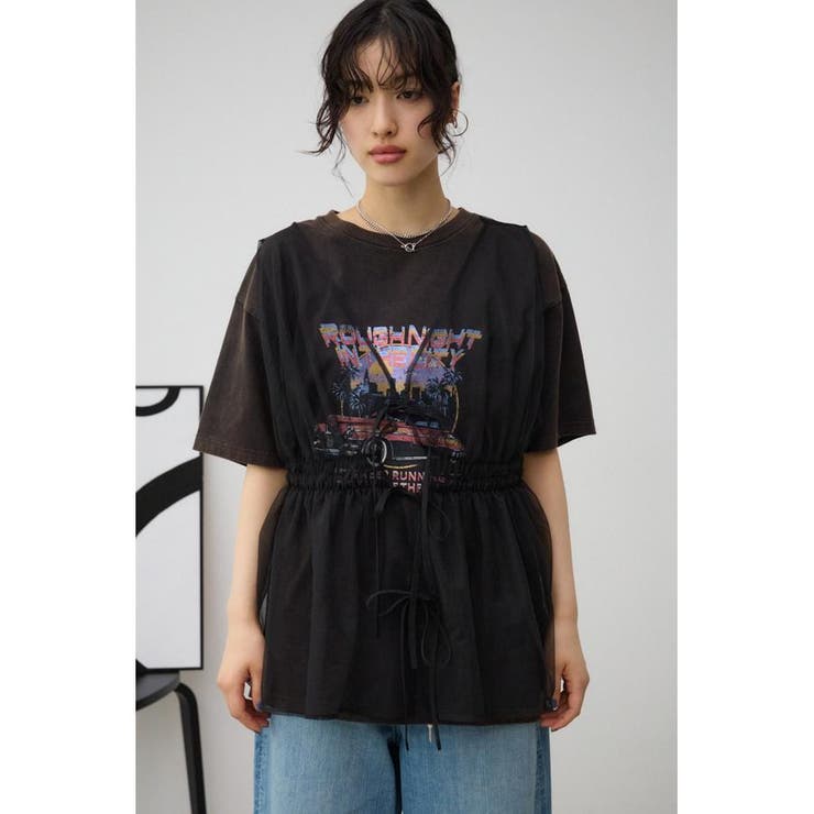 チュールギャザージレトップス | AZUL BY MOUSSY | 詳細画像15 