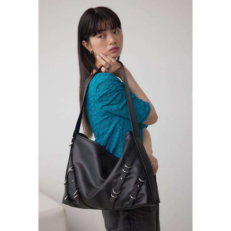 BLK | ナローベルトデザイントートバッグ | AZUL BY MOUSSY