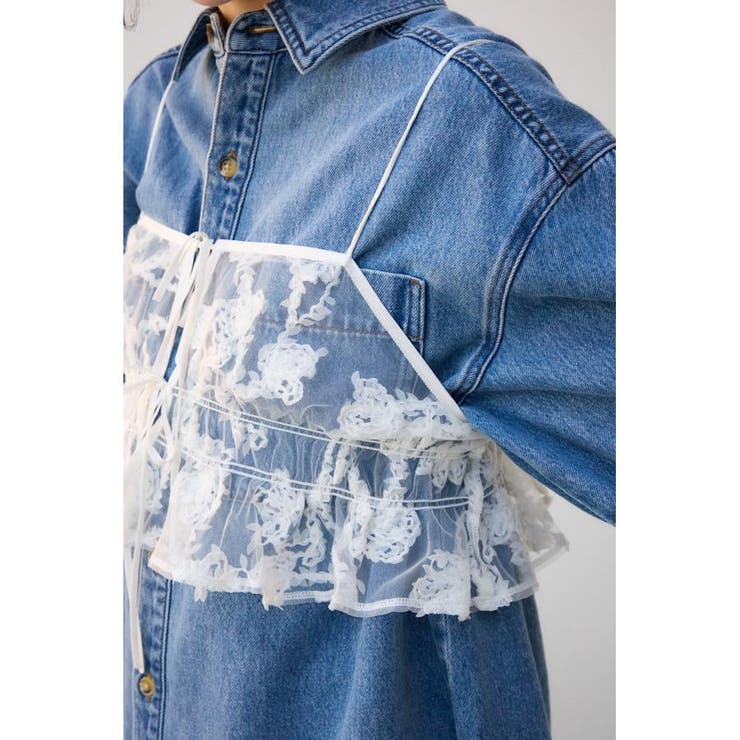 シアーレースビスチェ | AZUL BY MOUSSY | 詳細画像9 