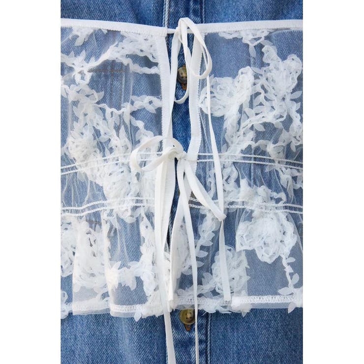 シアーレースビスチェ | AZUL BY MOUSSY | 詳細画像12 
