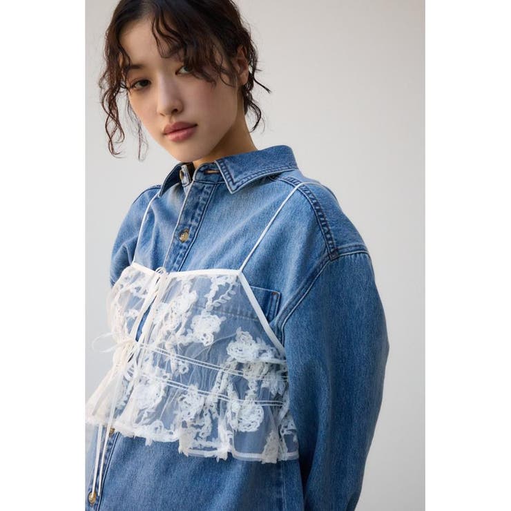 シアーレースビスチェ | AZUL BY MOUSSY | 詳細画像1 