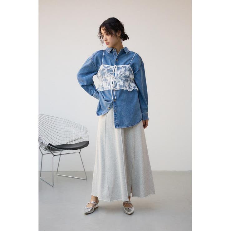 シアーレースビスチェ | AZUL BY MOUSSY | 詳細画像3 