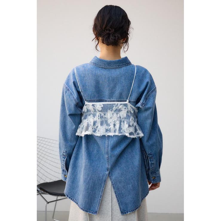 シアーレースビスチェ | AZUL BY MOUSSY | 詳細画像6 