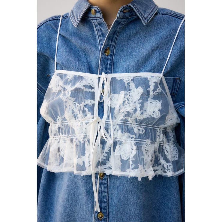 シアーレースビスチェ | AZUL BY MOUSSY | 詳細画像7 