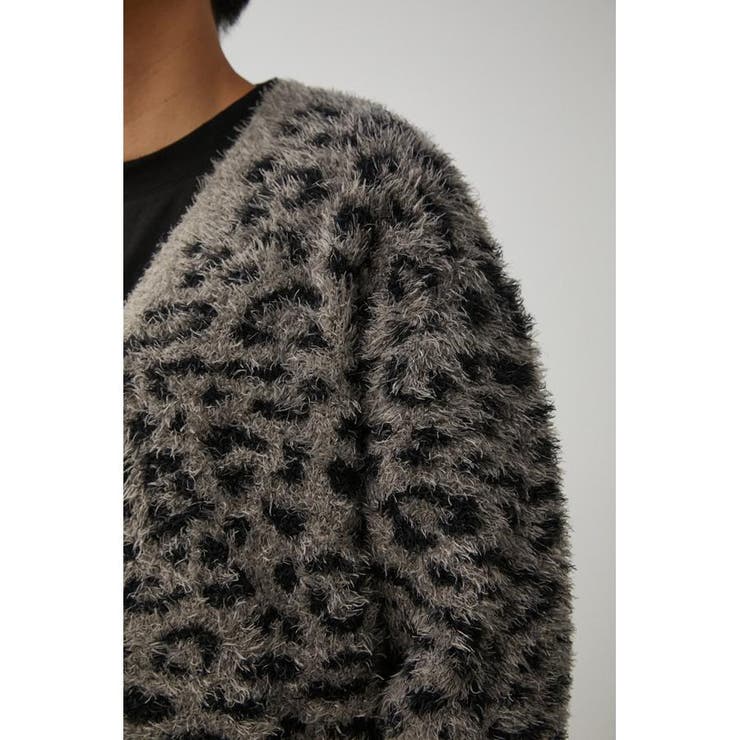 SHAGGY LEOPARD CARDIGAN[品番：AZLW0020339]｜AZUL BY MOUSSY