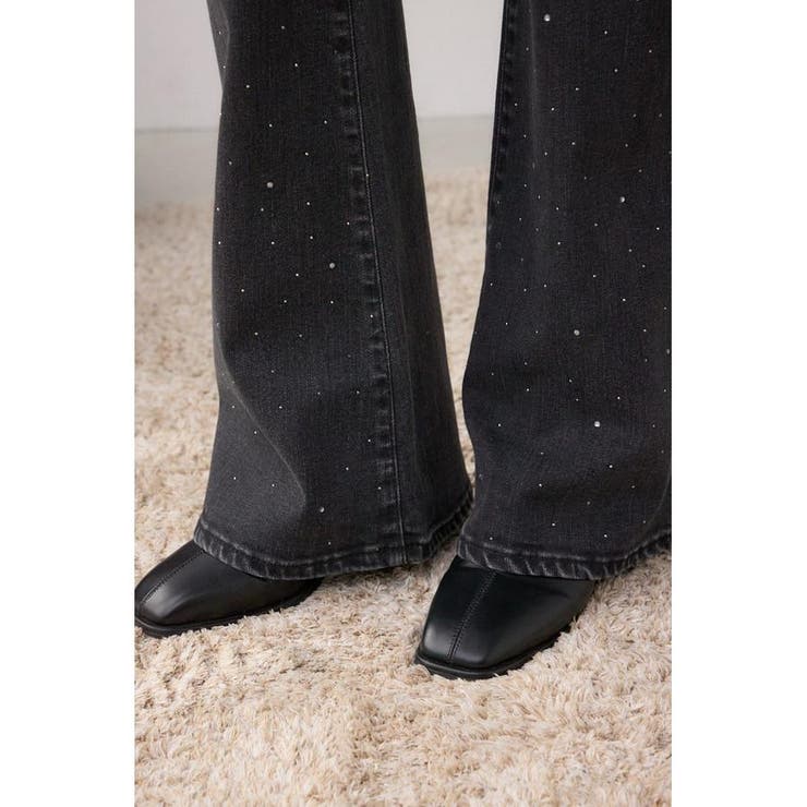 AZUL DENIM ラインストーンフレアデニム | AZUL BY MOUSSY | 詳細画像12 