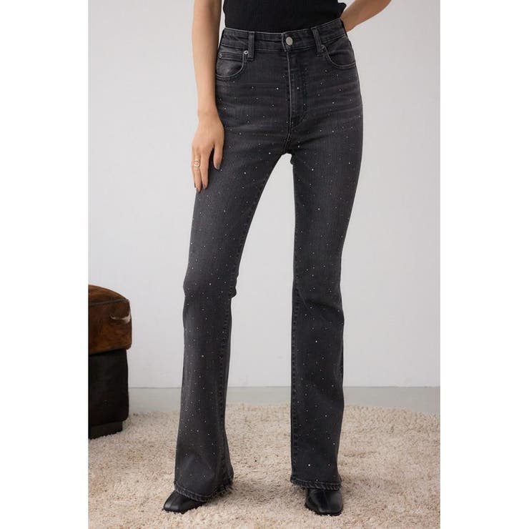 AZUL DENIM ラインストーンフレアデニム | AZUL BY MOUSSY | 詳細画像2 