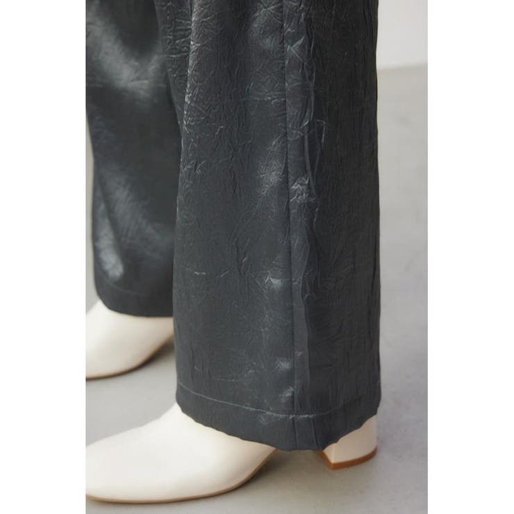 シャイニーリラックスワイドパンツ | AZUL BY MOUSSY | 詳細画像11 