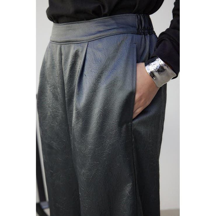 シャイニーリラックスワイドパンツ | AZUL BY MOUSSY | 詳細画像10 