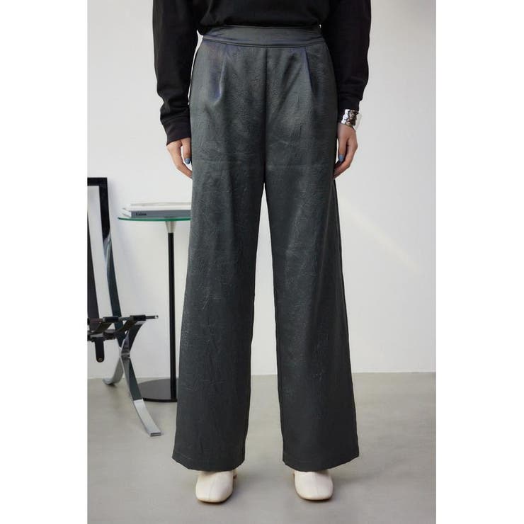 シャイニーリラックスワイドパンツ | AZUL BY MOUSSY | 詳細画像5 