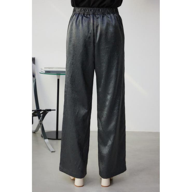 シャイニーリラックスワイドパンツ | AZUL BY MOUSSY | 詳細画像7 