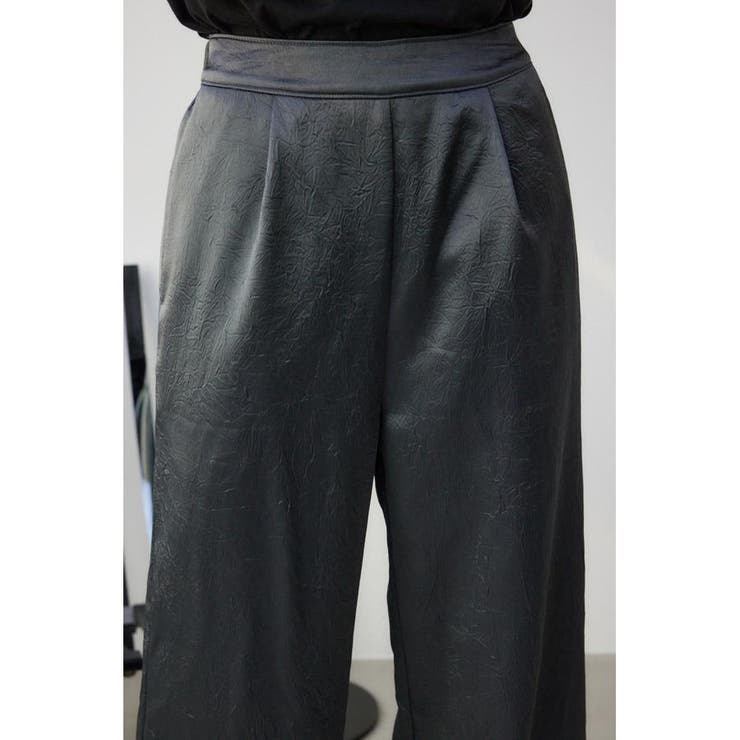 シャイニーリラックスワイドパンツ | AZUL BY MOUSSY | 詳細画像8 