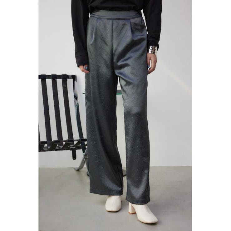 C.GRY | シャイニーリラックスワイドパンツ | AZUL BY MOUSSY