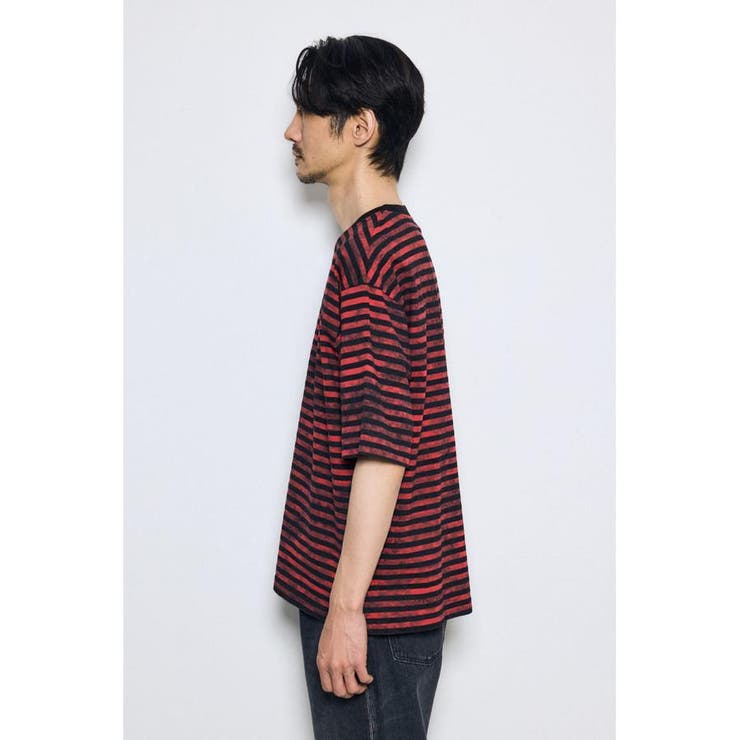 かすれボーダーTシャツ | AZUL BY MOUSSY | 詳細画像16 