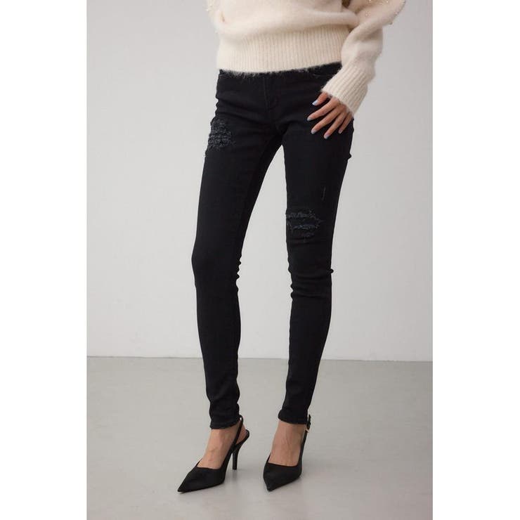 AZUL DENIM リペアスキニーデニム | AZUL BY MOUSSY | 詳細画像2 