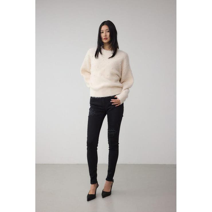 AZUL DENIM リペアスキニーデニム | AZUL BY MOUSSY | 詳細画像3 