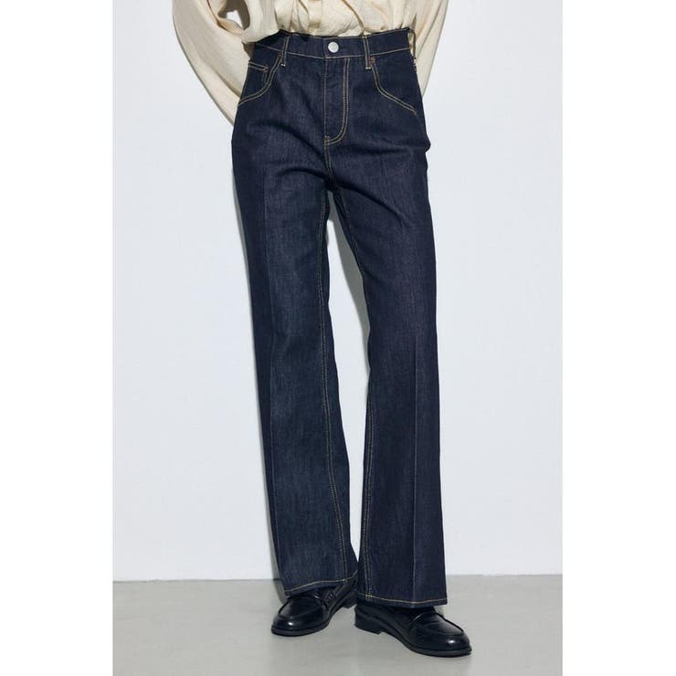 One Wash1 | AZUL DENIM センタープレスフレアデニム | AZUL BY MOUSSY