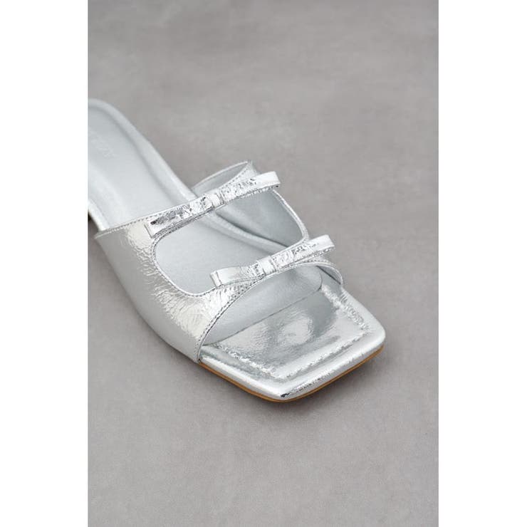 ダブルリボンスクエアトゥサンダル | AZUL BY MOUSSY | 詳細画像26 