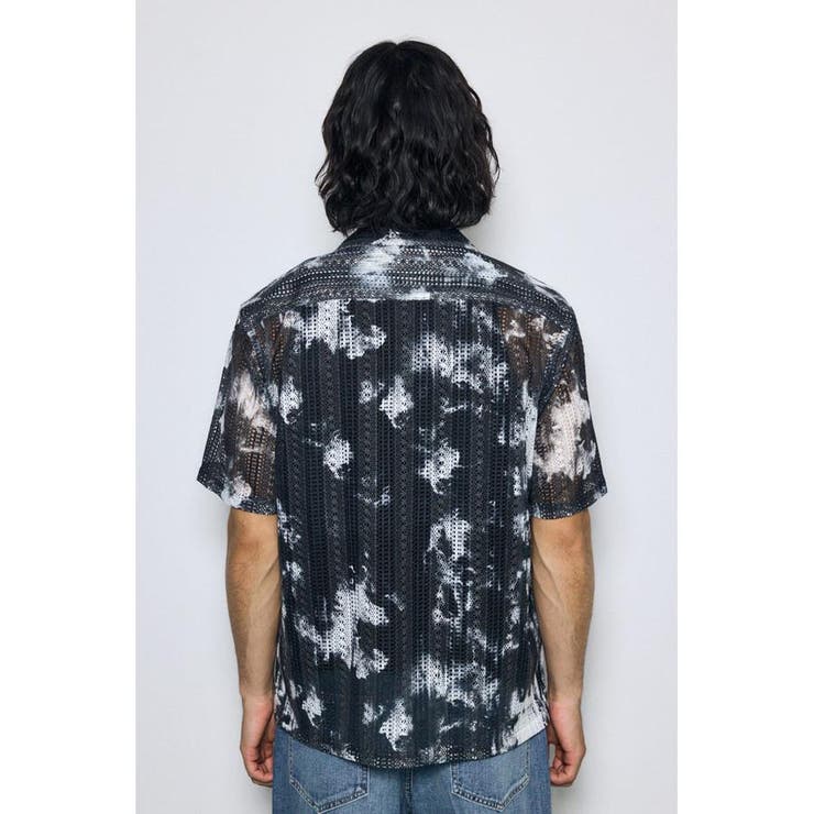 タイダイ柄メッシュシャツ | AZUL BY MOUSSY | 詳細画像20 