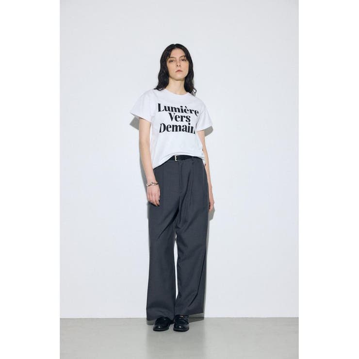 メッセージロゴ半袖Tシャツ | AZUL BY MOUSSY | 詳細画像4 