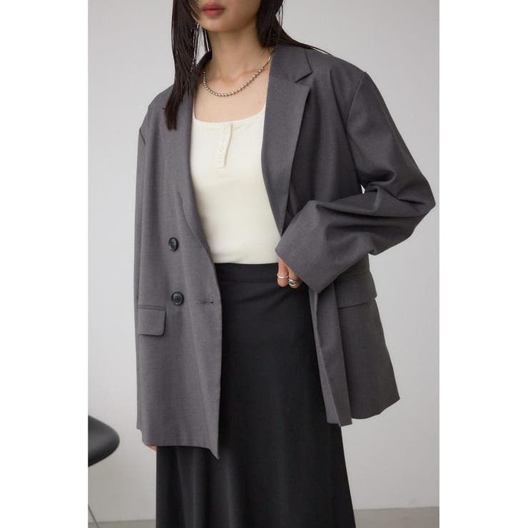 T.GRY | ダブルテーラードジャケット | AZUL BY MOUSSY