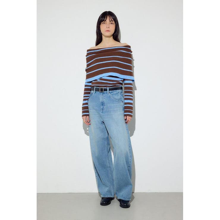 L/B ライトオンスカーブデニム ショート丈 | AZUL BY MOUSSY | 詳細画像3 