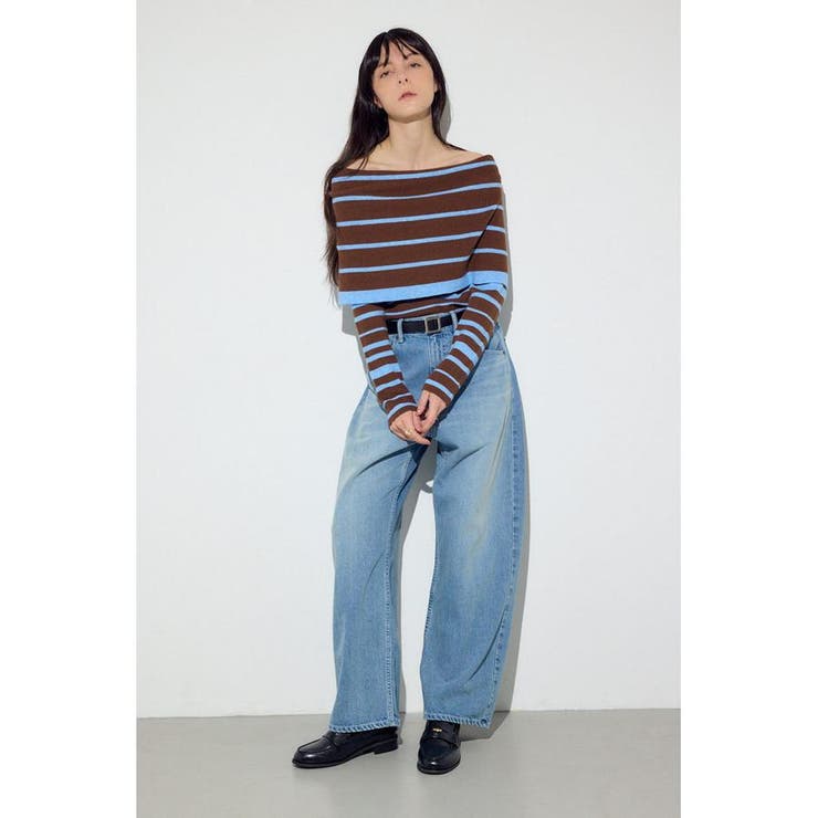 L/B ライトオンスカーブデニム ショート丈 | AZUL BY MOUSSY | 詳細画像4 