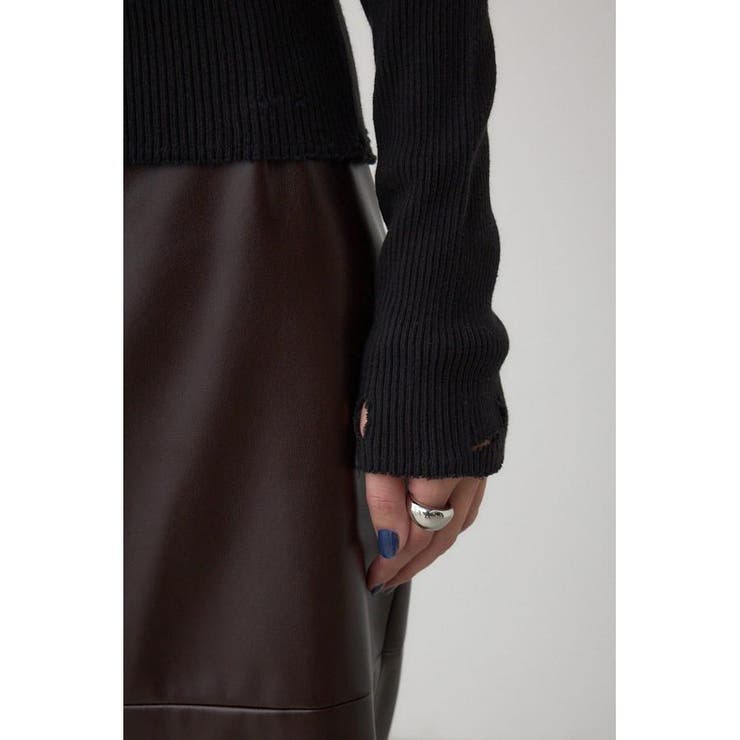 ダメージフーディーリブトップス | AZUL BY MOUSSY | 詳細画像22 