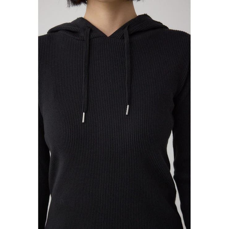 ダメージフーディーリブトップス | AZUL BY MOUSSY | 詳細画像20 