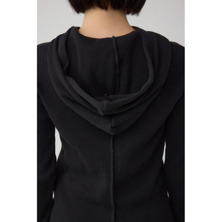 ダメージフーディーリブトップス | AZUL BY MOUSSY | 詳細画像21 