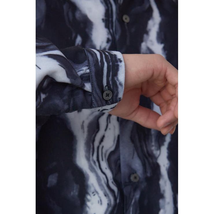 ポリエステルスエードジェネラルシャツ | AZUL BY MOUSSY | 詳細画像11 