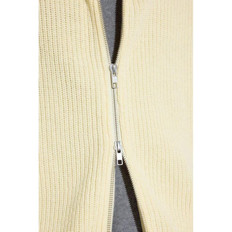 スタンドカラーWジップニット | AZUL BY MOUSSY | 詳細画像12 